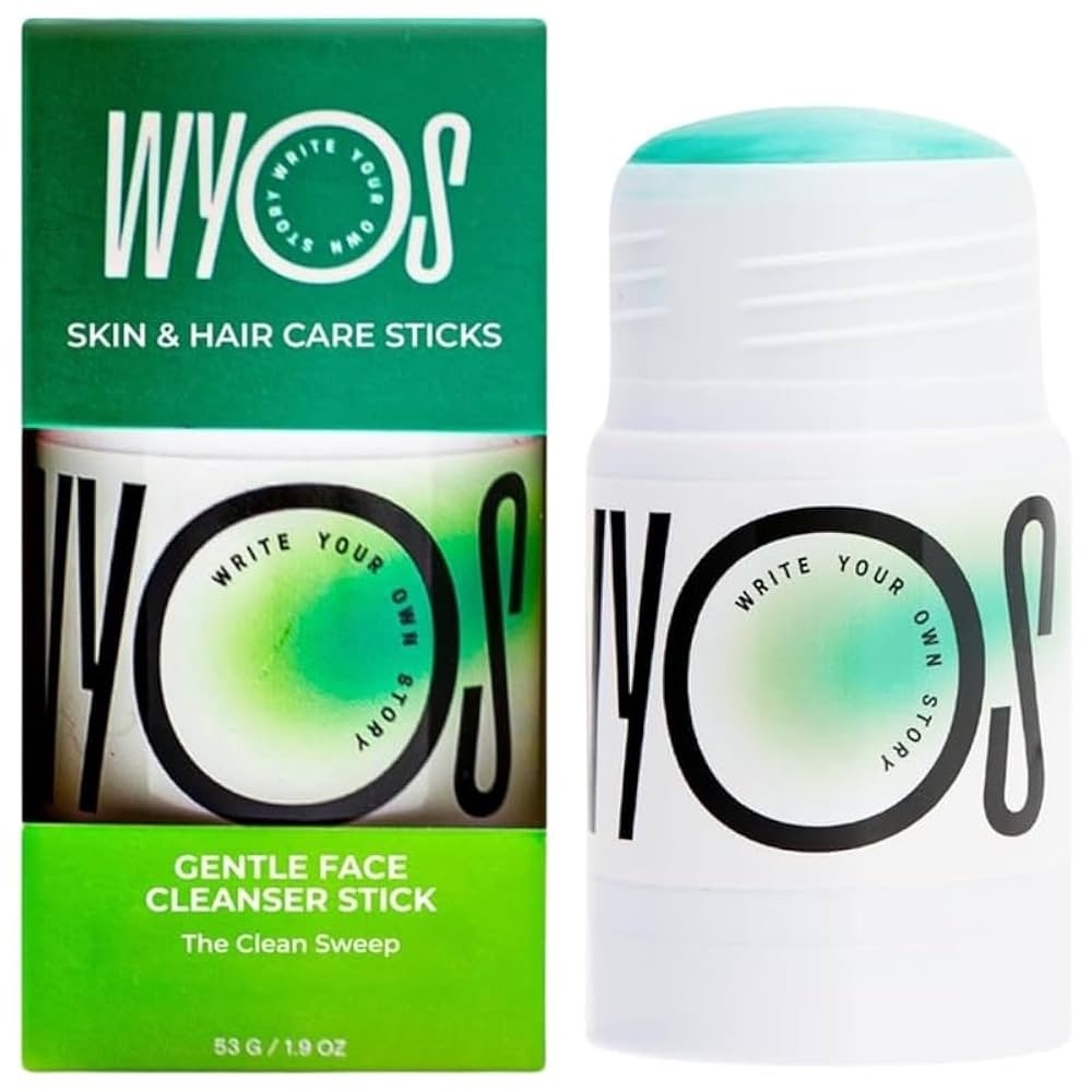 NIB WYOS The Clean Sweep Gentle Face Cleanser Stick 1.9 Oz